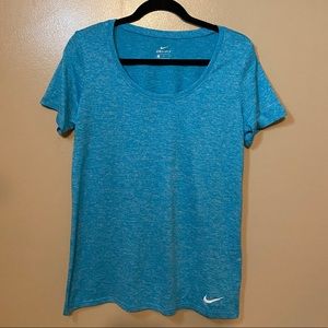 Women’s Medium Blue Nike Dri-Fit Training Tee